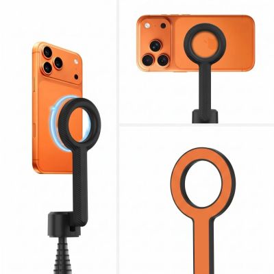 13. Tech-Protect L10S Bluetooth-Selfie-Stick-Stativ – Schwarz und Orange