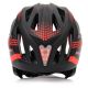 5. Meteor Lupus S Integral-Fahrradhelm 48-52 cm Schwarz/Rot