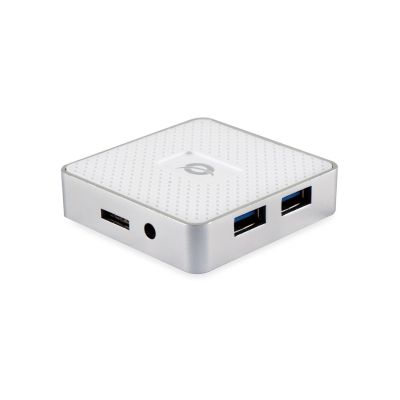 4. Conceptronic HUBBIES03W USB 3.2 Gen 1 (3.1 Gen 1) Micro-B Hubs, 5000 Mbit/s, Weiß