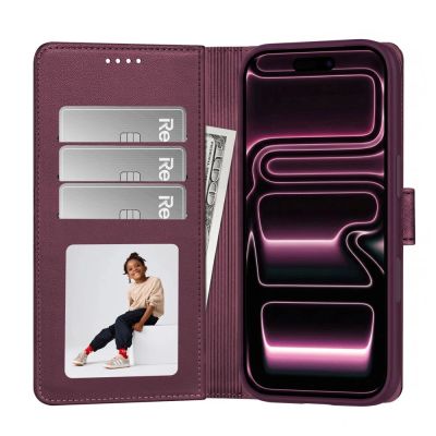 2. Tech-Protect Wallet MagSafe Hülle für iPhone 17 Pro / 18 Pro - bordeauxrot