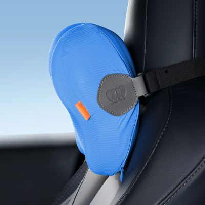 11. Baseus ComfortRide Auto-Kopfstützenkissen – blau