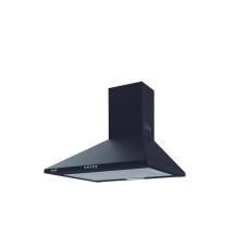 CATA Dunstabzugshaube | Dunstabzugshaube | OMEGA 600 BK | Wandmontage | Energieeffizienzklasse C | Breite 60 cm | 645 m³/h | Mechanisch | Schwarz