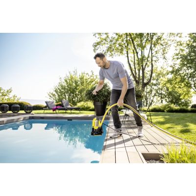 2. Kärcher Ablaufpumpe mit Niveausensor gelb
