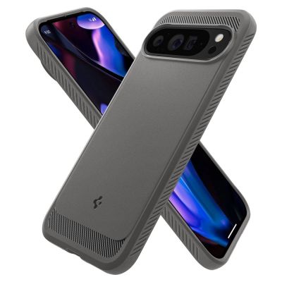 6. Spigen Rugged Armor Hülle für Google Pixel 9 Pro XL – Grau