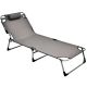 24. FALTBARES CAMPINGBETT, 3-POSITIONEN, 188 X 73 X 28 CM, DUNKELGRAU