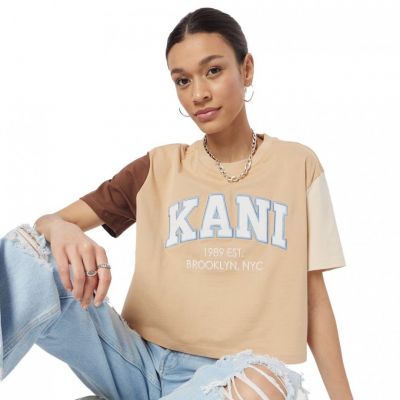 2. Karl Kani Serif Crop Block Tee W 6130858