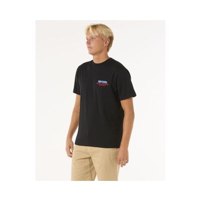 5. RIP CURL Surf Revival Ding Repair Tee Schwarz