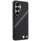 4. BMW Tricolor Metal Logo MagSafe Hülle für Samsung Galaxy S26 Ultra - Schwarz