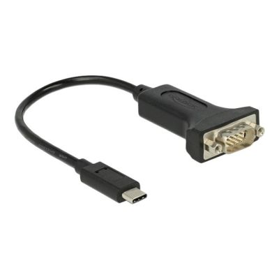 DeLOCK 63908 Parallelkabel Schwarz 0,15 m DB-9