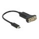 DeLOCK 63908 Parallelkabel Schwarz 0,15 m DB-9