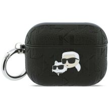 Karl Lagerfeld Monogram Karl & Choupette Schutzhülle für AirPods Pro 3 – Schwarz