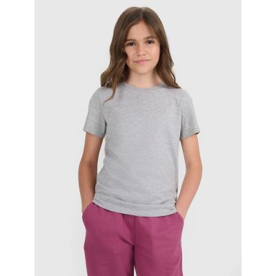 Normales, schlichtes Mädchen-T-Shirt 4F 4FJRMM00TTSHF3231-25M
