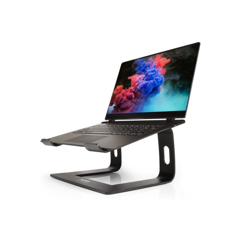 Port Designs 901103 Laptopständer, Notebookhalter, Aluminium, Schwarz, 39,6 cm (15,6 Zoll)