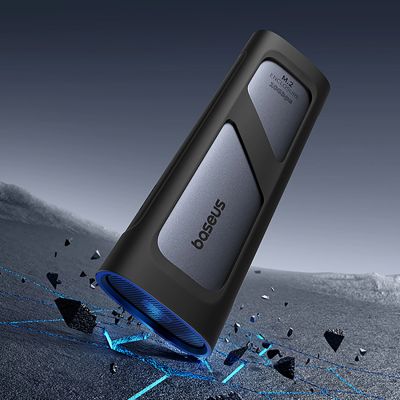10. Baseus FlyJoy M.2 NVMe 10 Gb/s SSD-Schacht – Grau