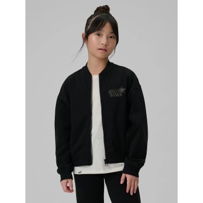 2. Lockerer Mädchen-Sweatshirt ohne Kapuze 4F 4FJRSS26TSWSF2626-20S