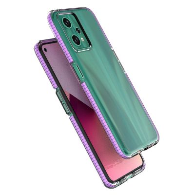 3. Spring Case Hülle für Realme 9 Pro Silikonhülle mit Rahmen schwarz