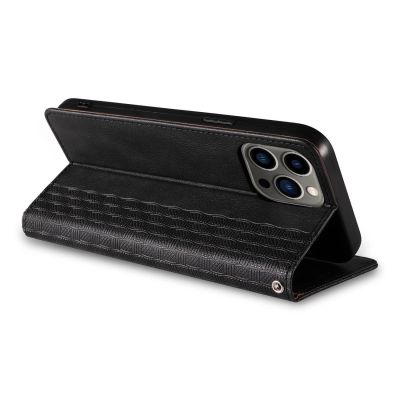 10. Magnet Strap Case für iPhone 12 Pro Pouch Wallet + Mini Lanyard Pendant Schwarz