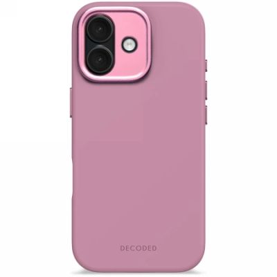 Decoded Antimikrobielle Silikon-Rückseite MagSafe Hülle für iPhone 17 - Pink