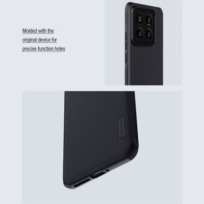16. Nillkin Super Frosted Shield Pro Magnetische Hülle für Xiaomi 14 Pro – Schwarz