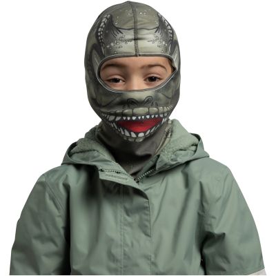 3. Kinder-Balaclava Buff Polar Balaclava – Dinochi Beetle Green, Größe: M
