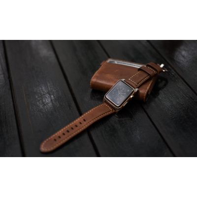 10. Nomad NM1A4RST00 Smart-Armband aus braunem Leder