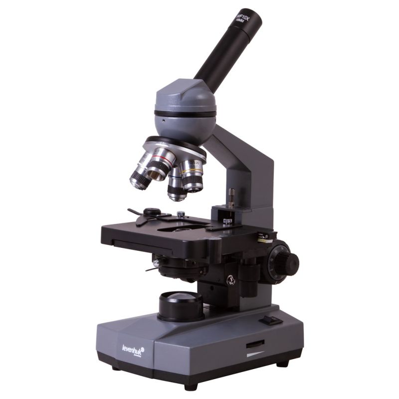 Levenhuk 320 BASE Monokulares Biologisches Mikroskop