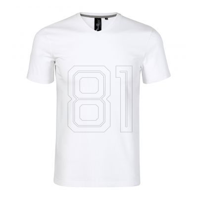 2. Malfini Action V-Ausschnitt T-Shirt M MLI-70000 weiß