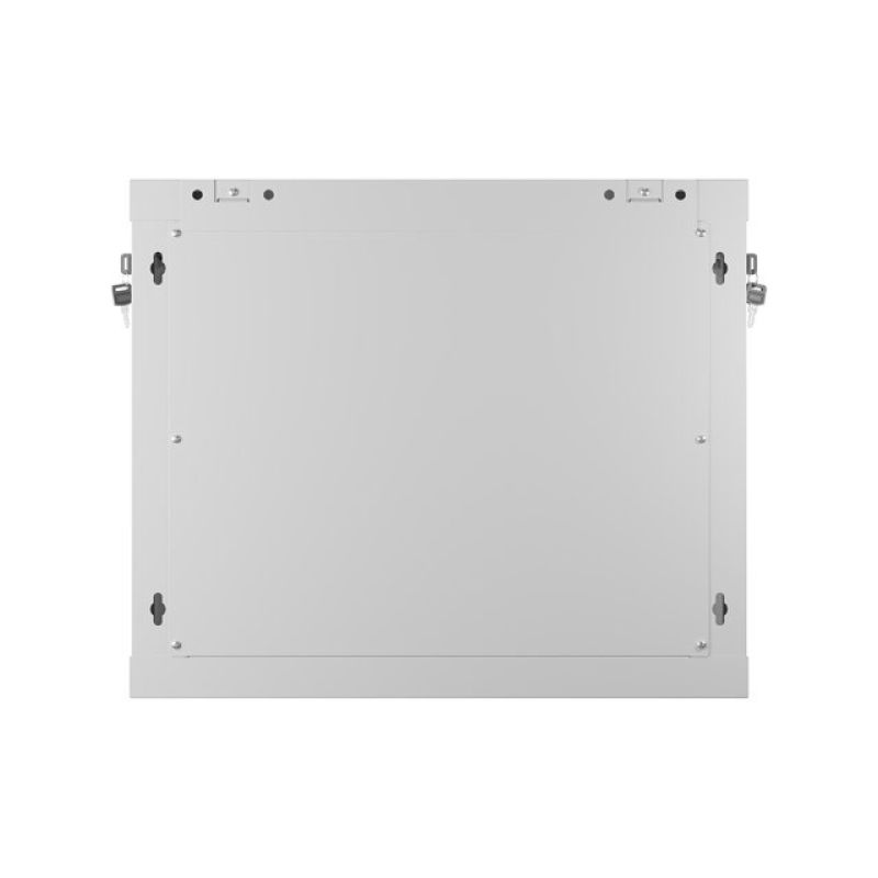 12. Lanberg 19" 9U 600X450 grauer Wandschrank mit perforierten Türen (flach verpackt)