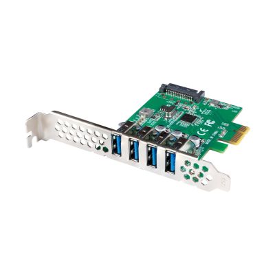 LANBERG PCI-E X1 KARTE -> 4X USB-A 3.1 GEN1 FOLLOW LOW PROFILE PCE-US3-004