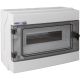 Hermetischer modularer Verteilerkasten (500 V AC, 1000 V DC) 1x12 Aufputz (N+PE) IP65 RH-12