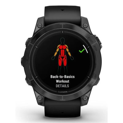 22. Garmin EPIX PRO g2 47 mm Schiefergrau Schwarz / Schwarzes Band Sportuhr