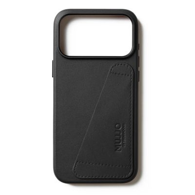5. Mujjo Wallet Lederhülle - Lederhülle für iPhone 17 Pro Max, kompatibel mit MagSafe (schwarz)