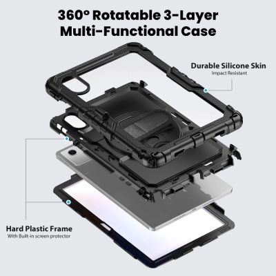 5. Tech-Protect Solide Hülle für Lenovo Idea Tab 11.0 TB-336, Schwarz