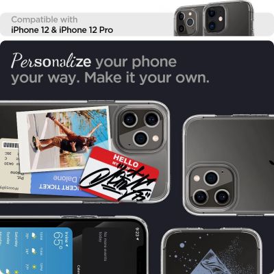 18. Spigen Ultra Hybrid-Hülle für iPhone 12 / iPhone 12 Pro – transparent