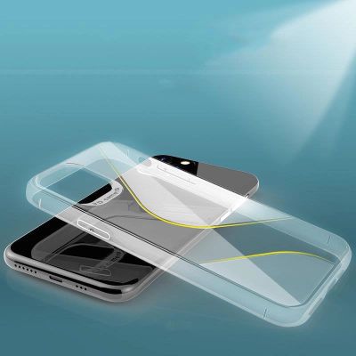 7. S-Case Flexibel Handyhülle TPU Schutzhülle für Huawei P40 Lite E blau