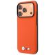 2. BMW M Quadrille Kevlar Metall Logo MagSafe Hülle für iPhone 17 Pro Max / 18 Pro Max - Orange