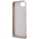 7. Guess 4G Circle Classic Logo MagSafe iPhone 16e Hülle - Rosa