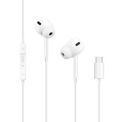 2. Tech-Protect Ultraboost Core G3 USB-C-Kopfhörer (kabelgebunden) – Weiß