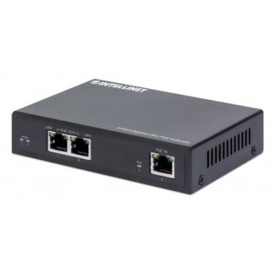Intellinet 561600 Netzwerk-Extender/Netzwerk-Transmitter Schwarz 10, 100, 1000 Mbit/s
