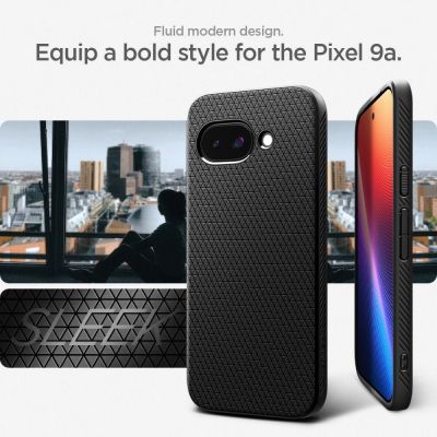 13. Spigen Liquid Air Case für Google Pixel 9A - Mattschwarz
