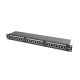 6. Patchpanel Lanberg PPS6-1024-B (1HE; Kat. 6; 24xRJ-45)