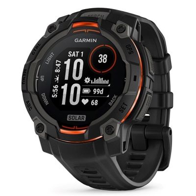 GARMIN Instinct 3 45mm SOLAR Schwarze Smartwatch
