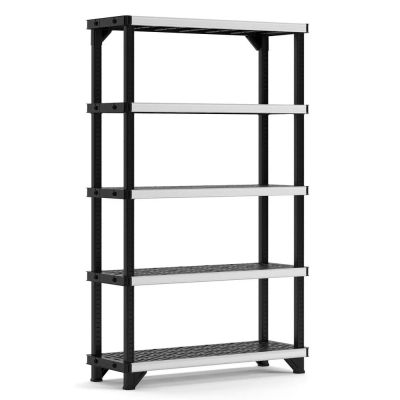 KETER Regal mit 5 Böden, 122 x 46 x 197 cm