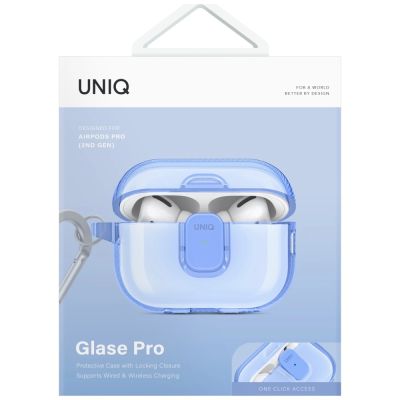2. Uniq Glase Pro Case für AirPods Pro 2 - Blau