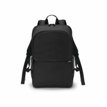DICOTA D32086-RPET ONE 15-17,3" Gepolsterter Notebook-Rucksack aus Polyester und PET, Schwarz