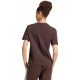 3. adidas Essentials Damen-T-Shirt mit kleinem Logo, braun, KX0795