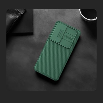 15. Nillkin CamShield Pro Panzerhülle mit Kameraabdeckung für Samsung Galaxy S24+ – Grün