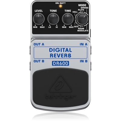 Behringer DR600 Effektpedal Expression-Pedal Schwarz, Silber