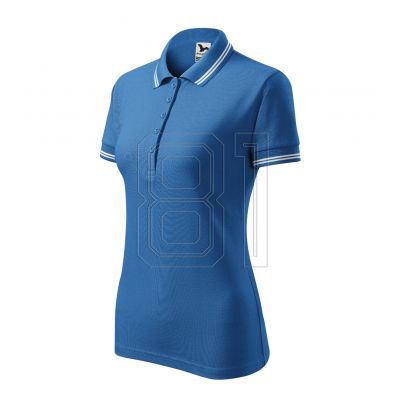 Adler Urban W MLI-22014 azurblaues Poloshirt