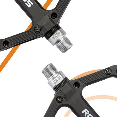 6. Rockbros 2018-12A Nylon-Fahrradpedale – Schwarz